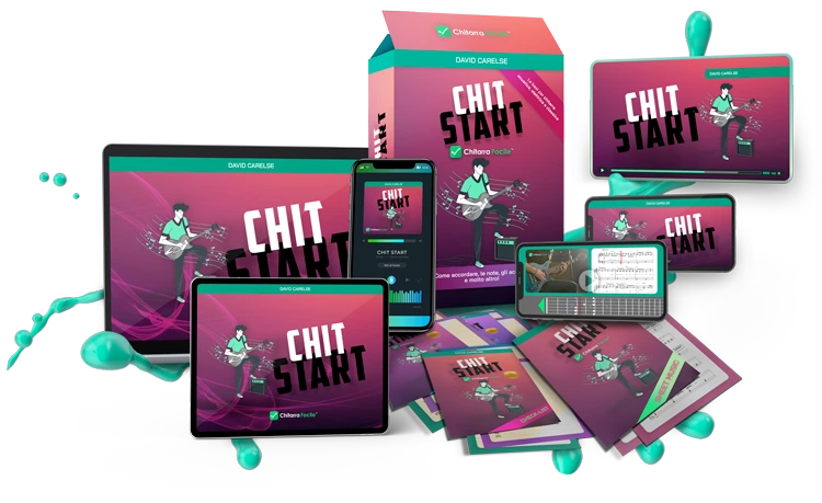 Tutto ciò che ricevi con il corso Chit-Start: video-lezioni, spartiti, ebook e materiali